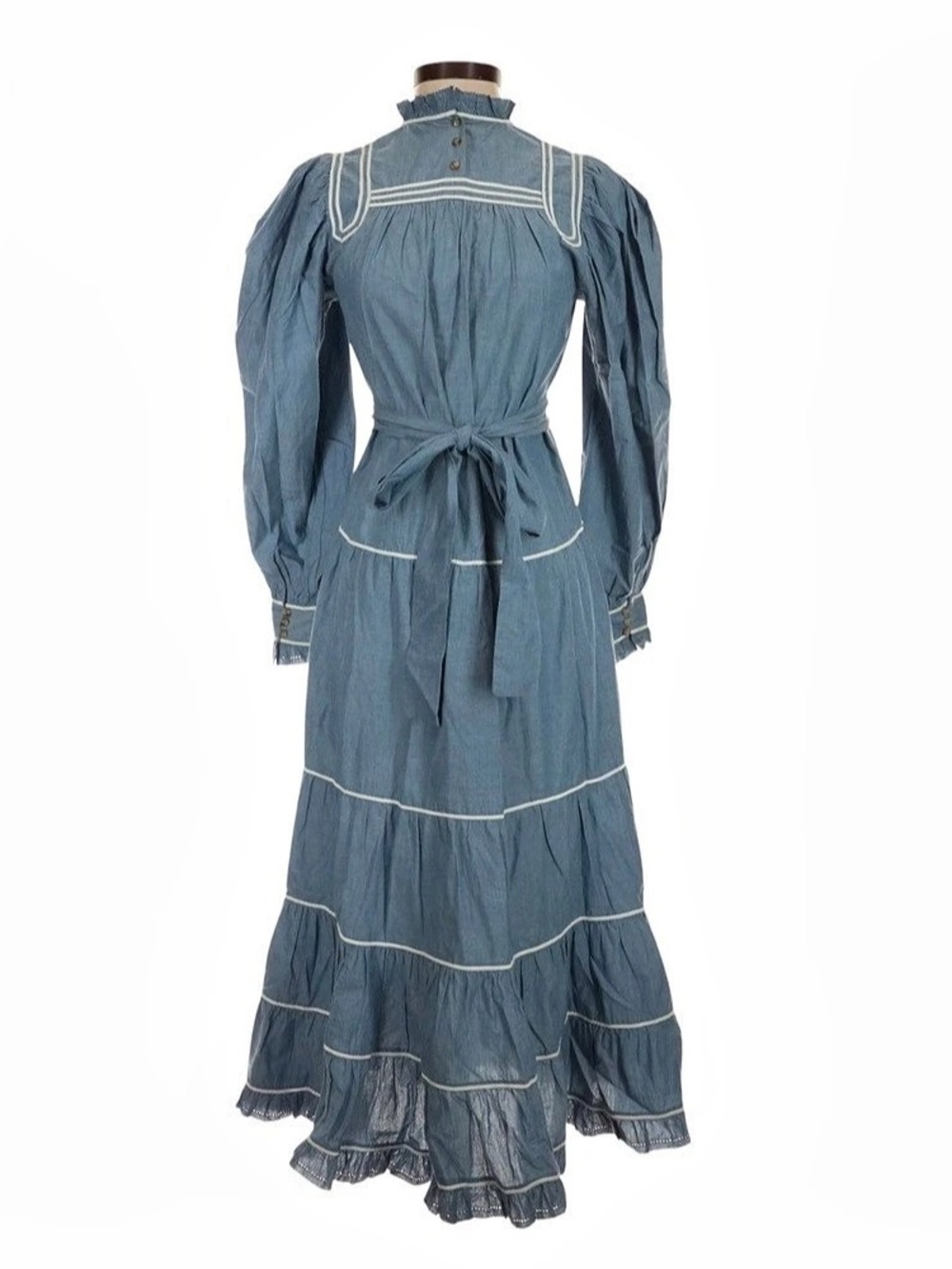 Ulla Johnson Cotton Edwardian Tiered Tiered Maxi Dress